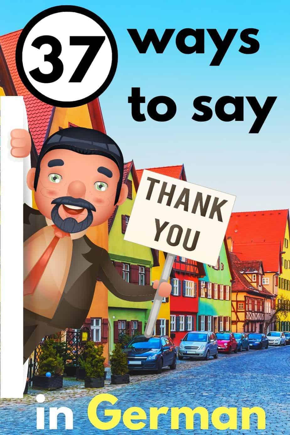 37 Ways To Say Thank You in German