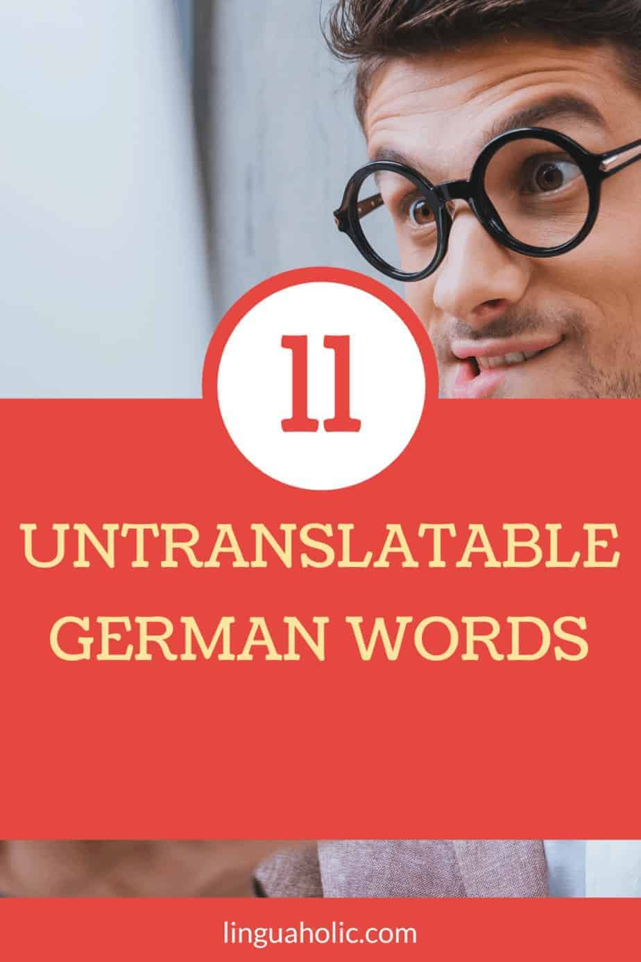 Untranslatable German Words