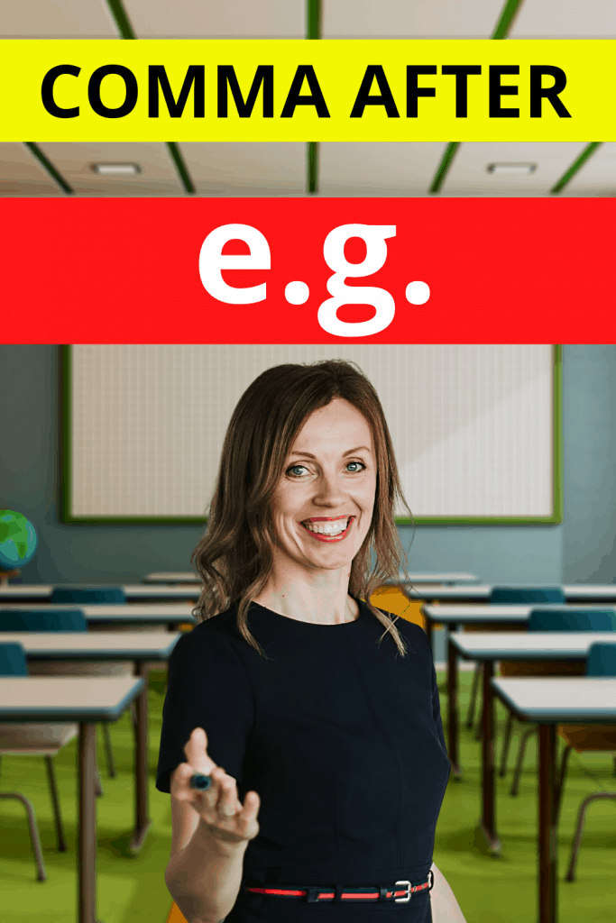 Comma after “e.g.“: The Definitive Guide