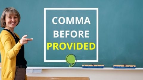 Comma before “provided”: The Definitive Guide