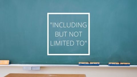 The Correct Punctuation of “including but not limited to”