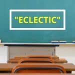 How to use eclectic in a sentence