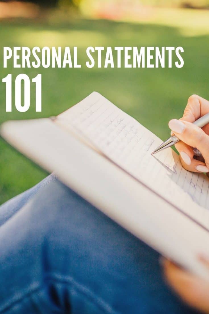 personal statement length requirements