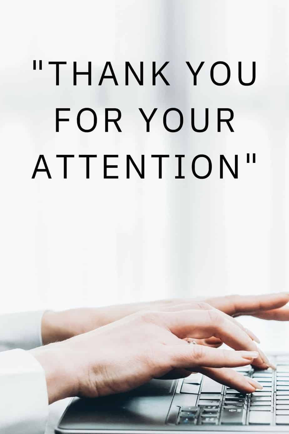 Thank you for your attention Meaning Usage Scope