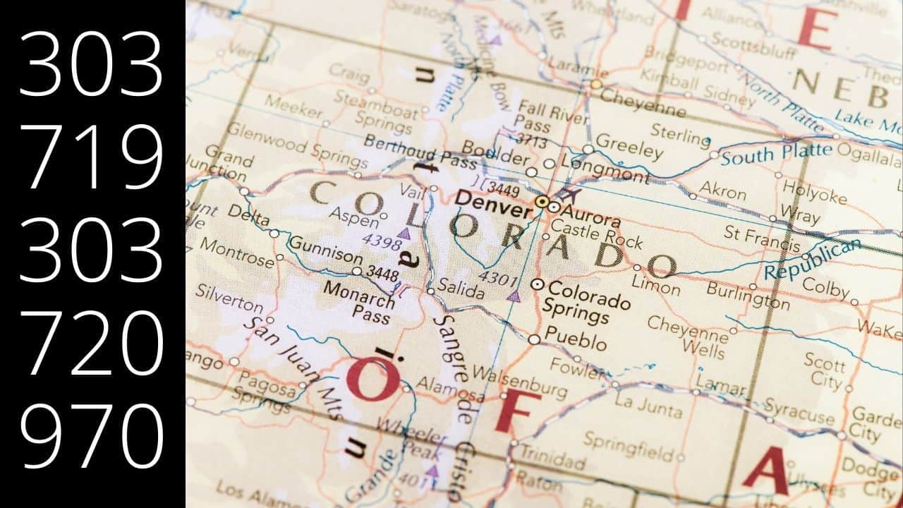 Area Codes of Colorado