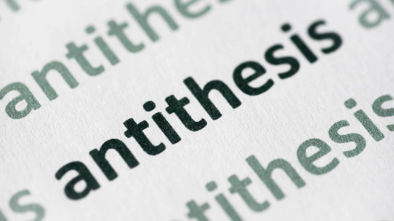 antithesis meaning examples