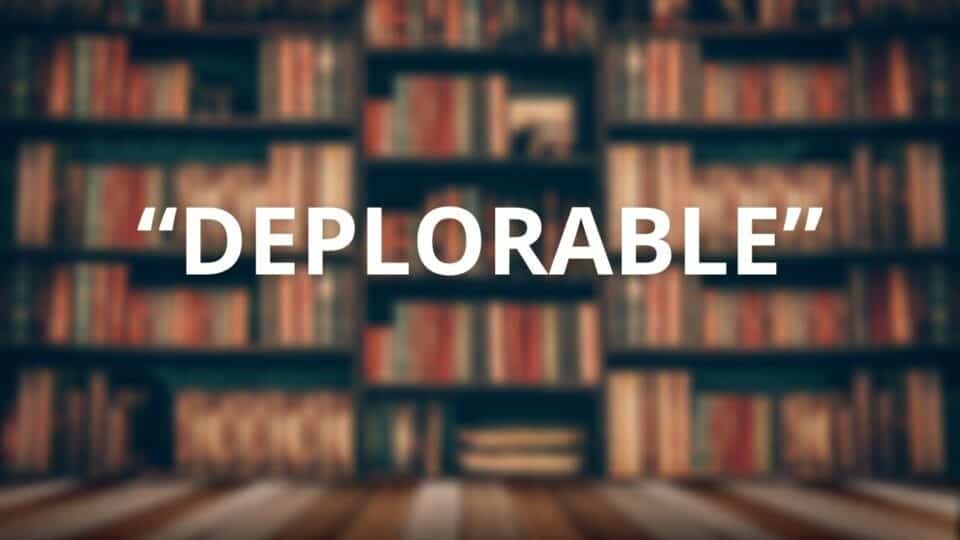 How To Use The Word Deplorable In A Sentence