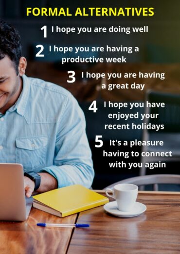 14 Best Alternatives for “I hope this email finds you well”