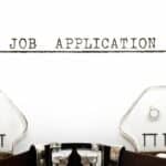 Discipline on Job Application Form