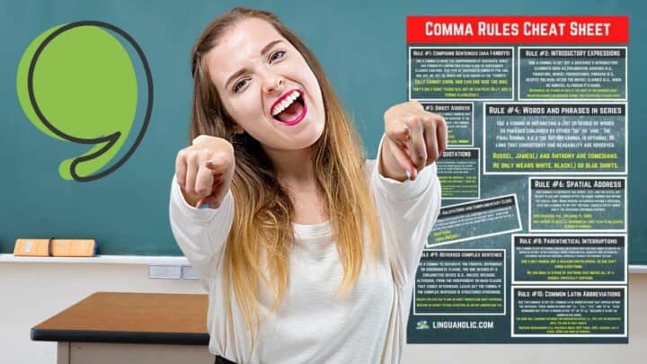 Comma Cheat Sheet — All The Rules in a Compact Format