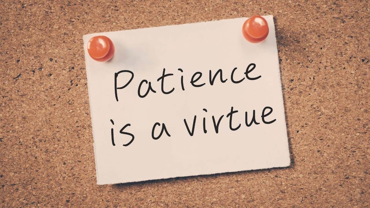 Be Patient vs. Patience