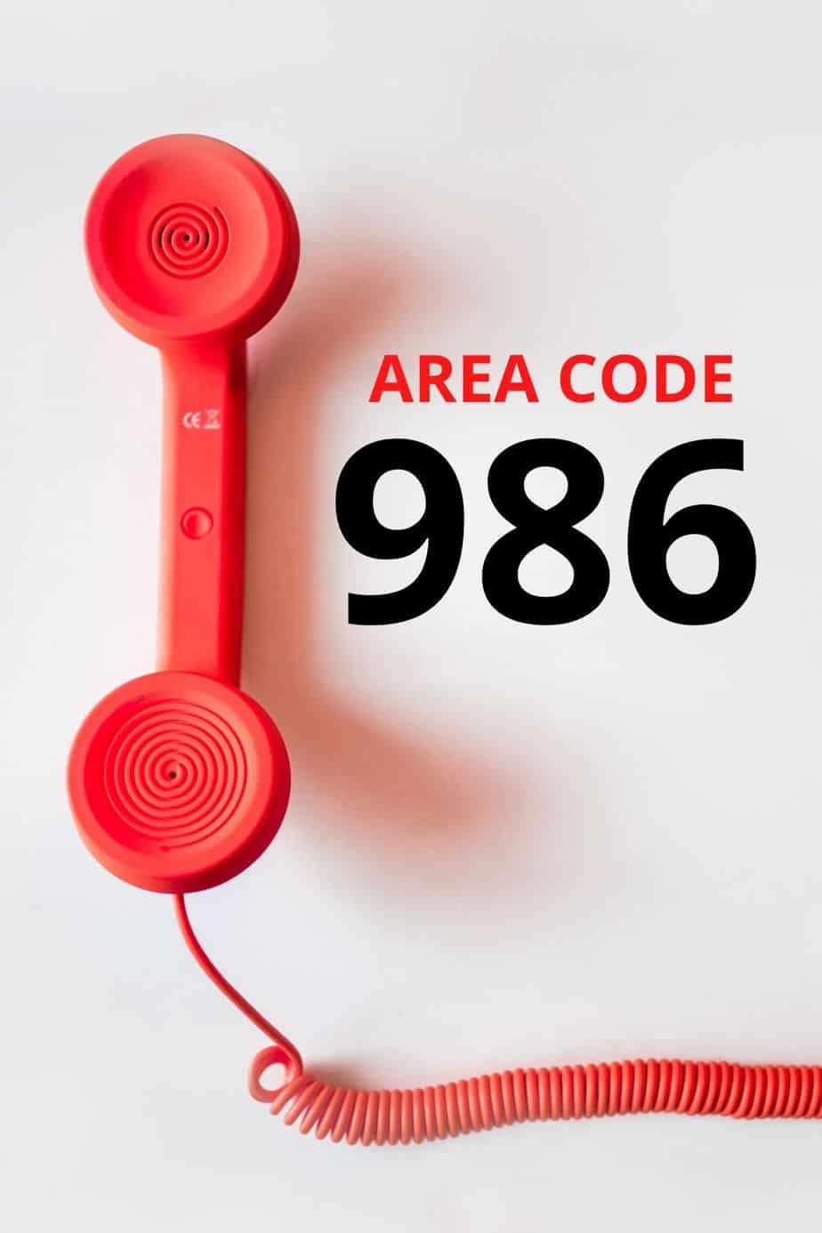 Area Code 986 — Meaning, Usage & Context