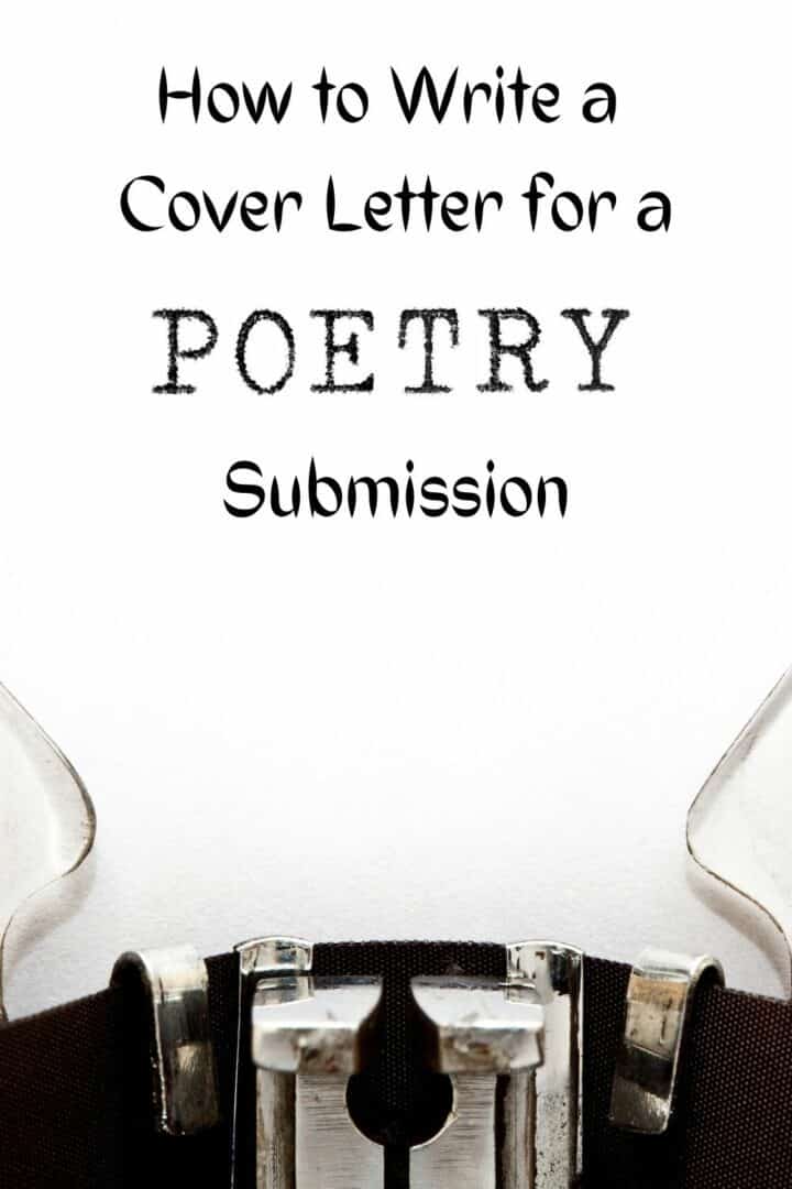 what is a cover letter for poetry