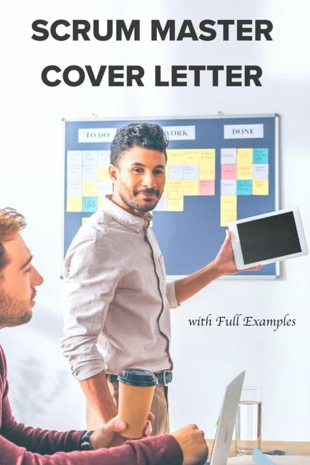 cover letter scrum master