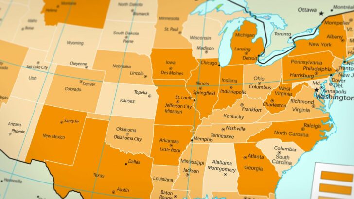 50 US States List — Alphabetical Order (Word, PDF, Excel)