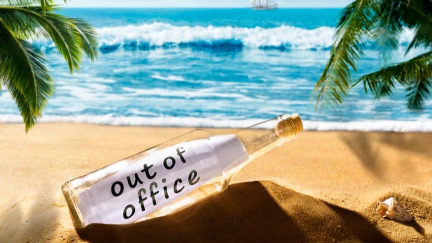 Out-of-office message No access to email or phone 