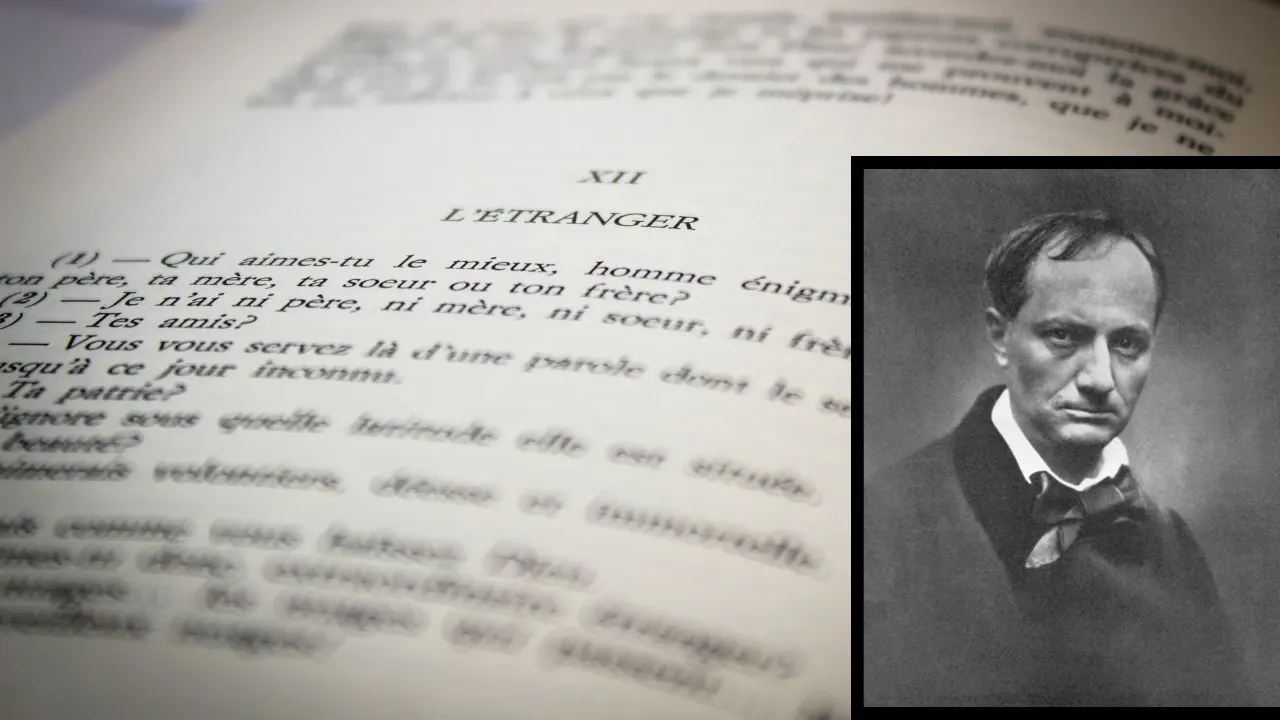 Charles Pierre Baudelaire's famous work L'Étranger