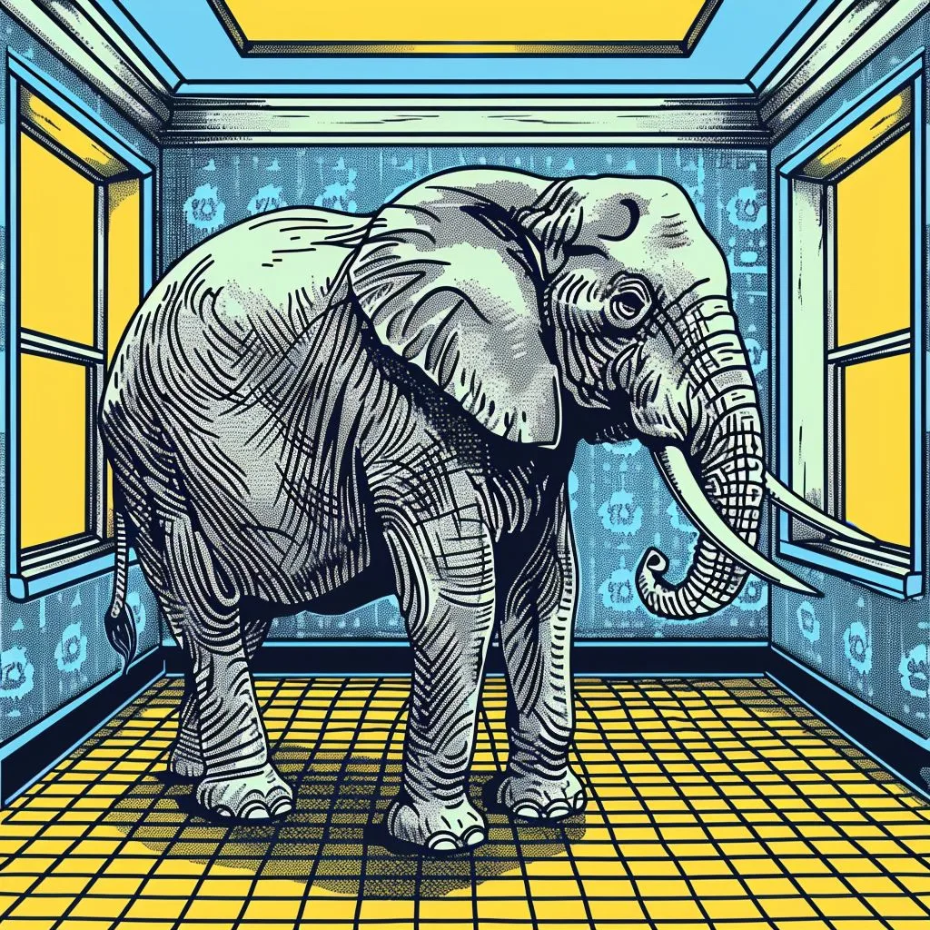 An elephant in a room