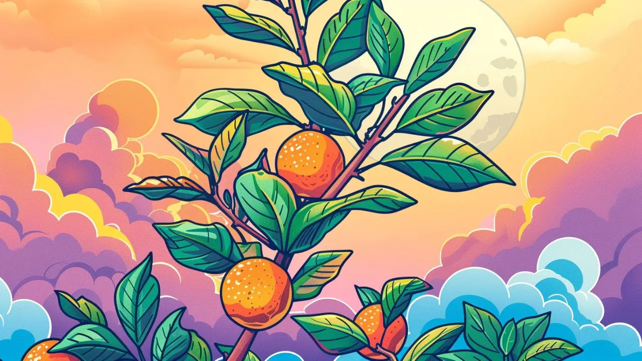 an illustration of tangerines