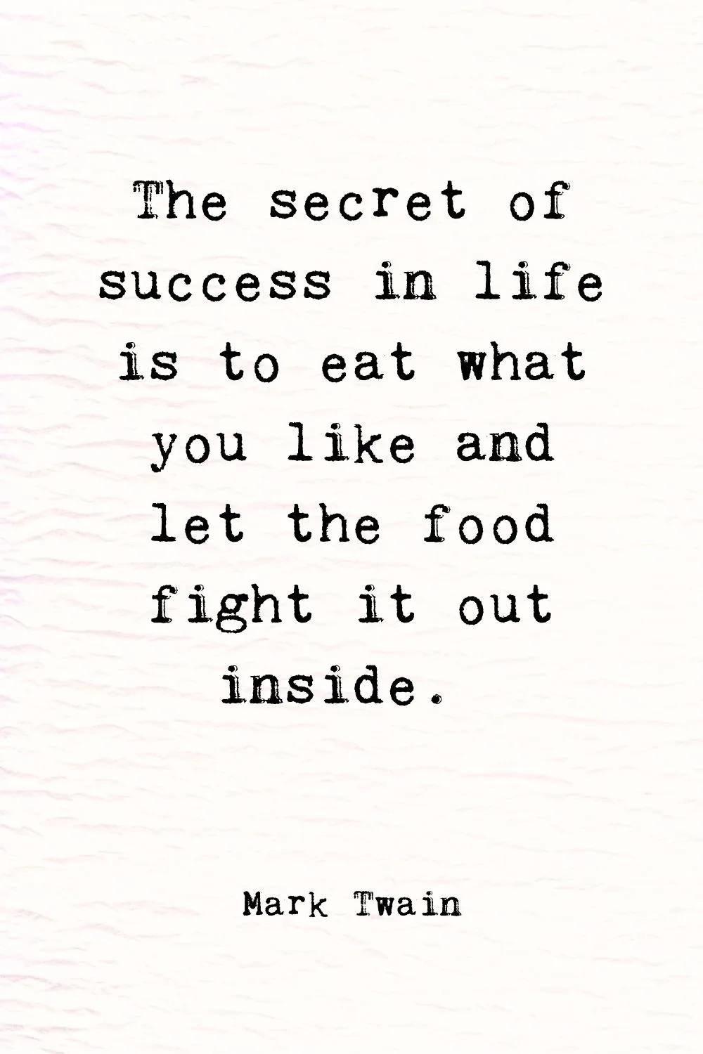 Food Quotes Twain