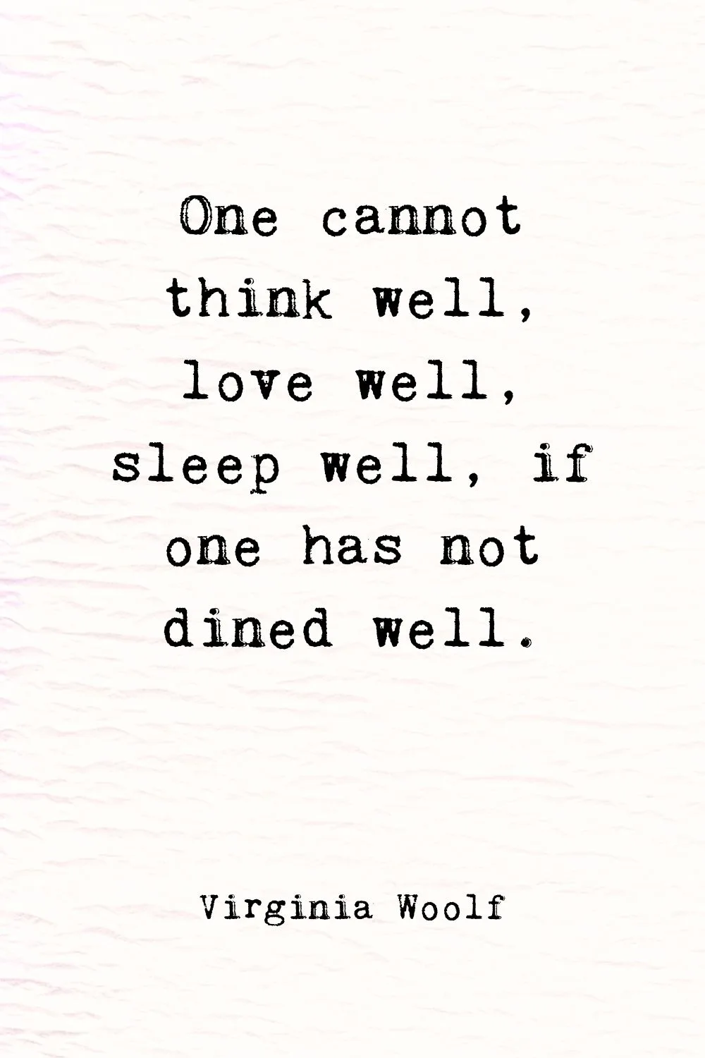 Food Quotes Woolf