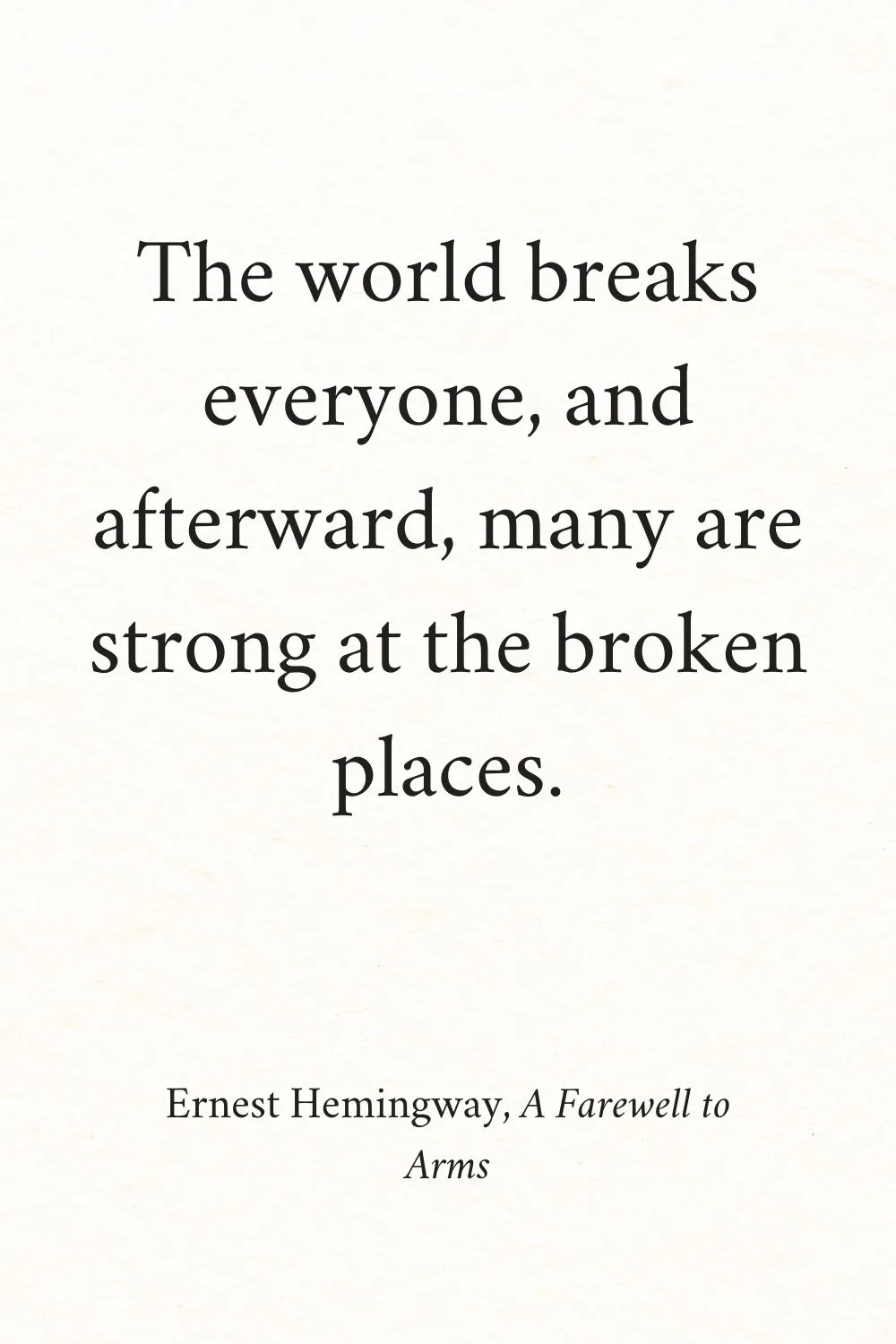 Inspirational Quotes from Books Hemingway