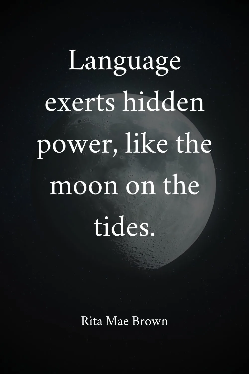 Moon Quotes Brown