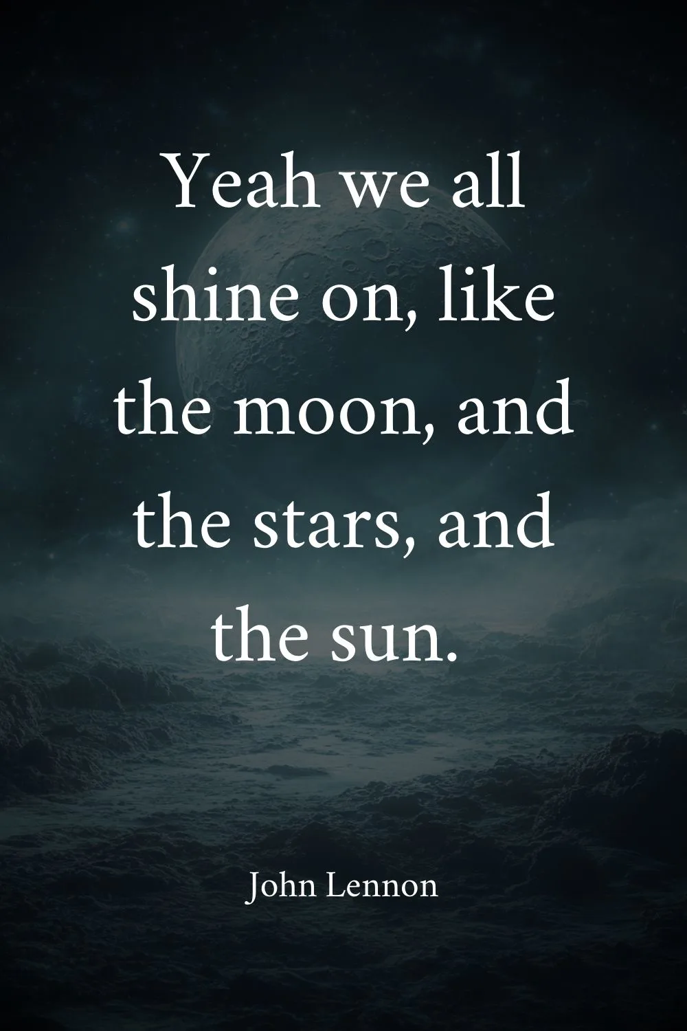 Moon Quotes Lennon