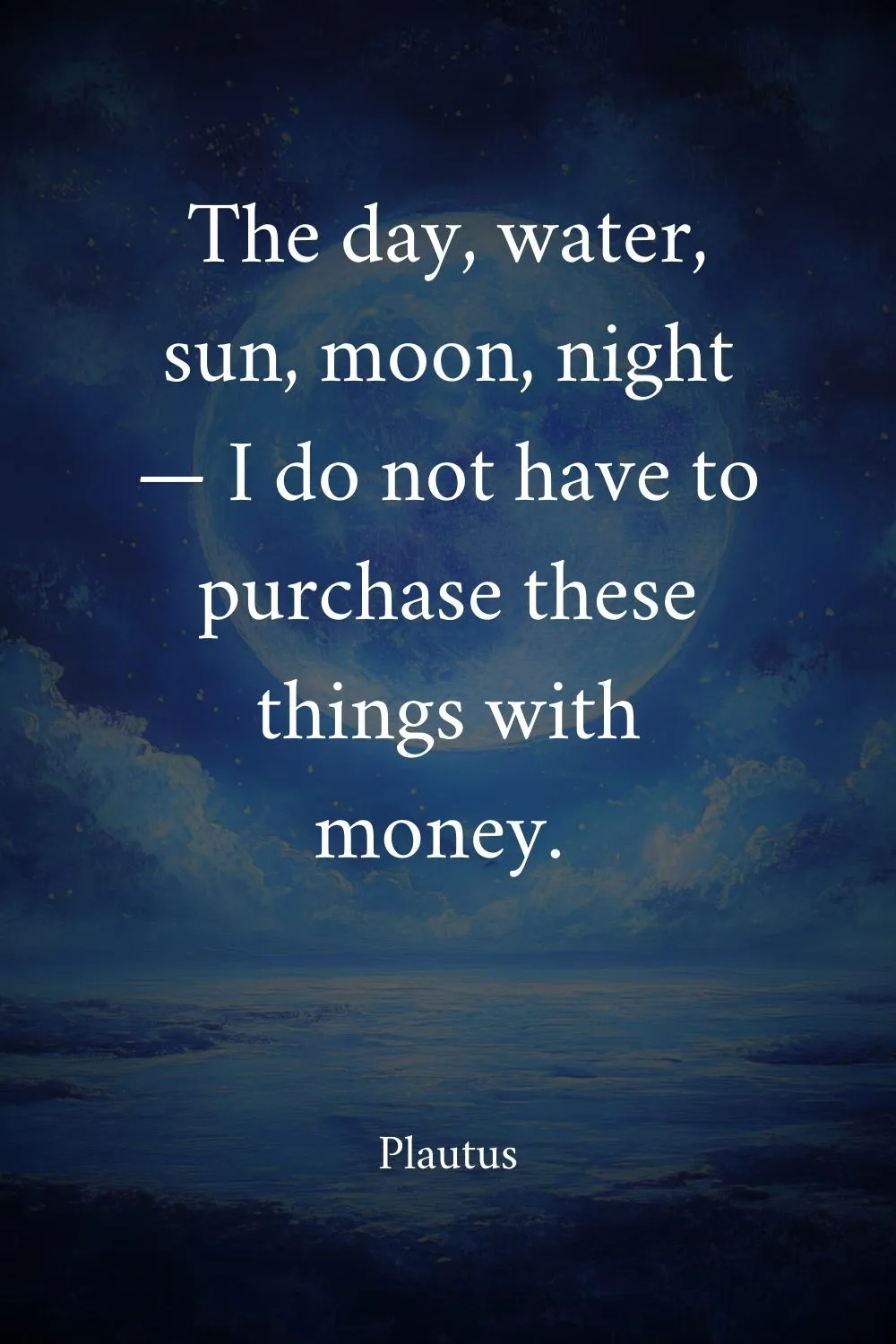 Moon Quotes Plautus