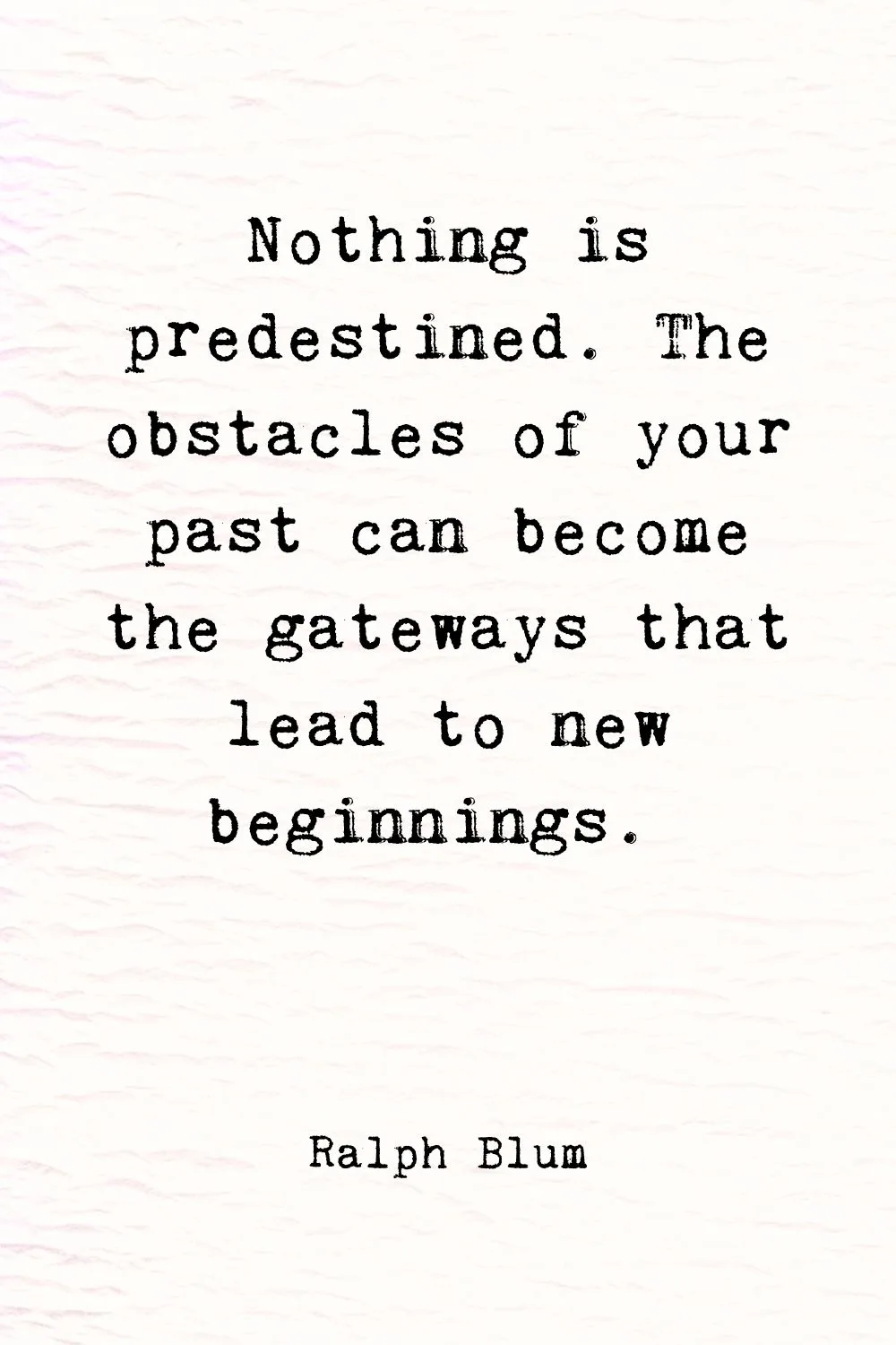 New Beginnings Quotes Blum