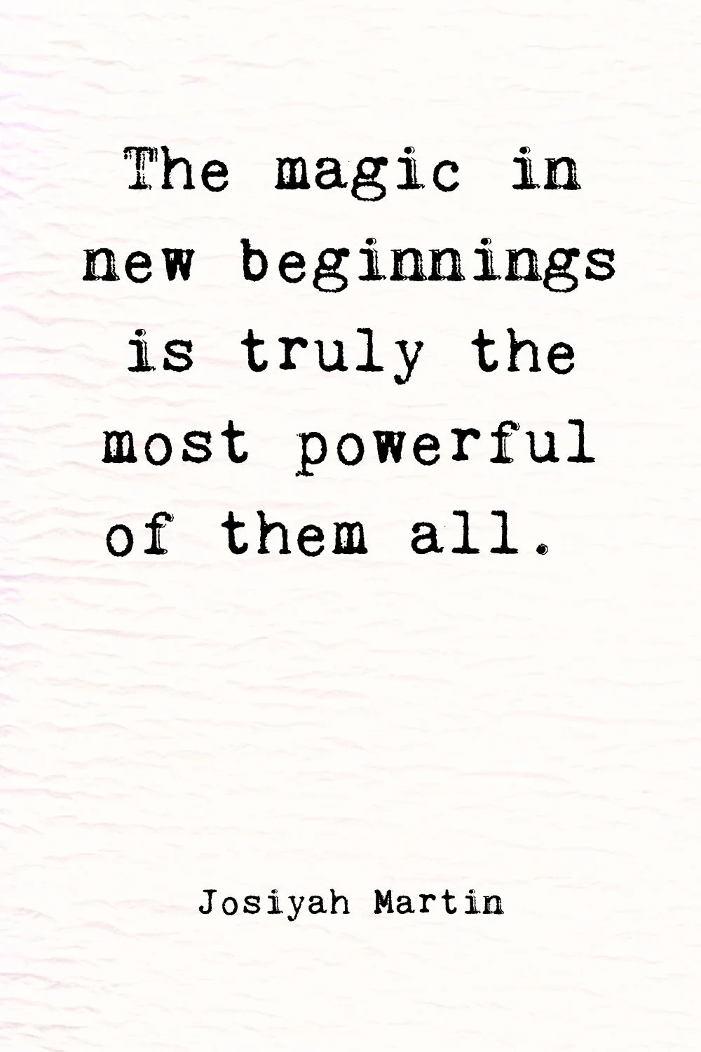 New Beginnings Quotes Martin