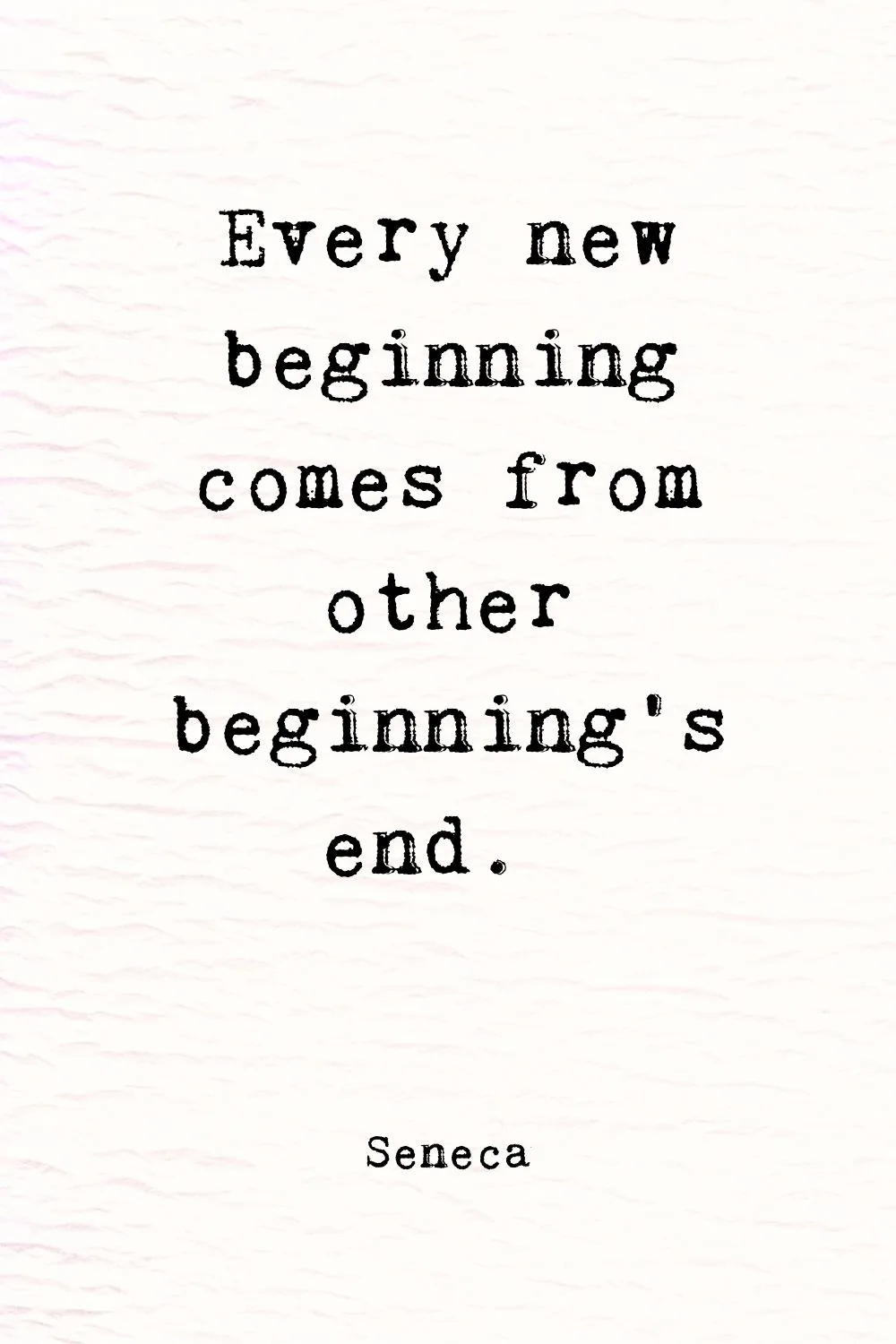 New Beginnings Quotes Seneca