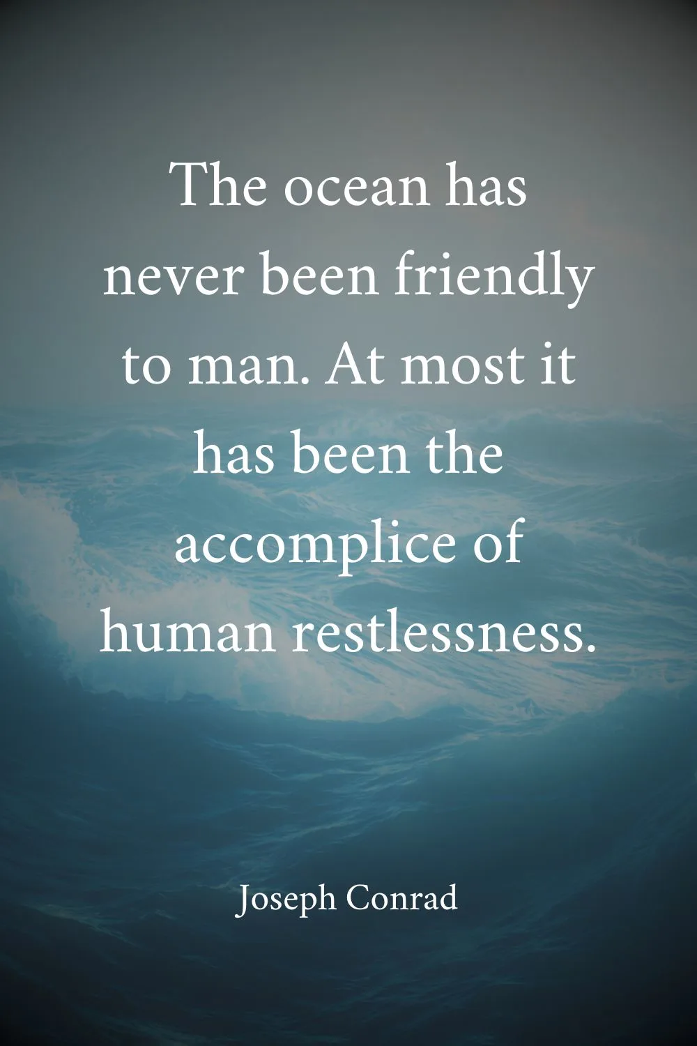 Ocean Quotes Conrad