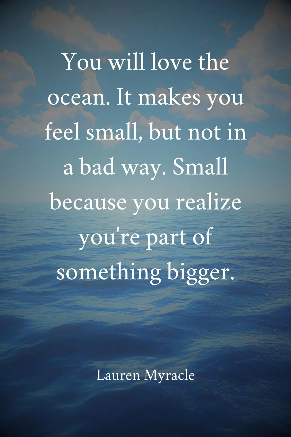 Ocean Quotes Myracle