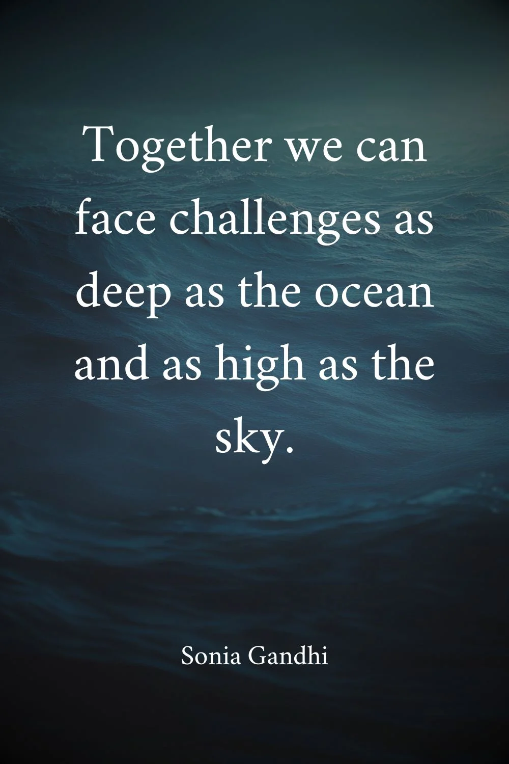 Ocean Quotes S. Gandhi