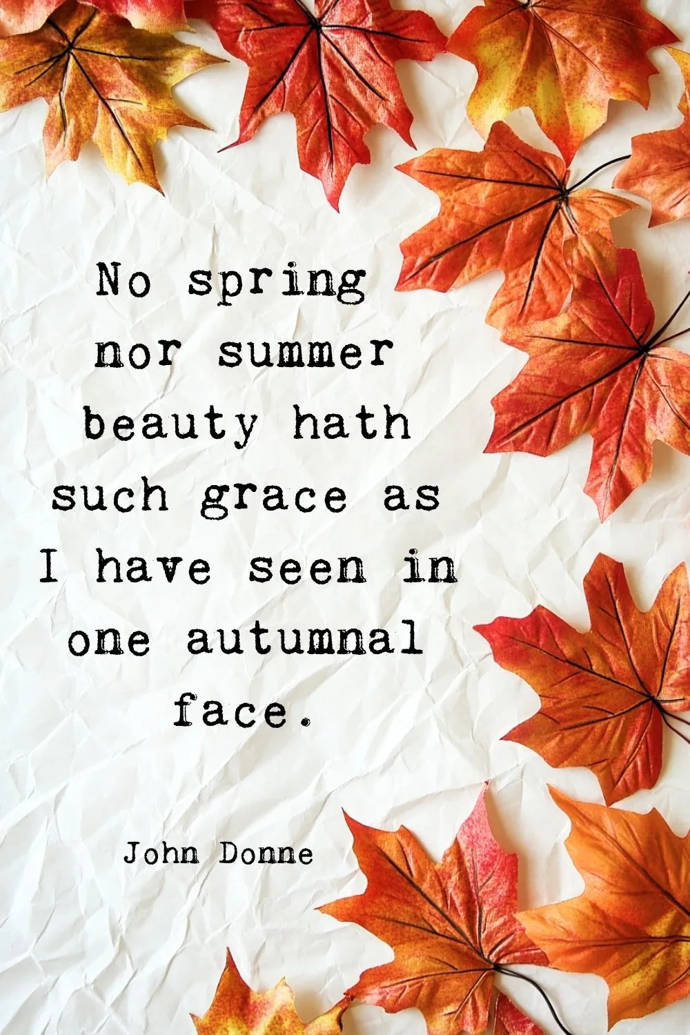 Fall Quotes Donne