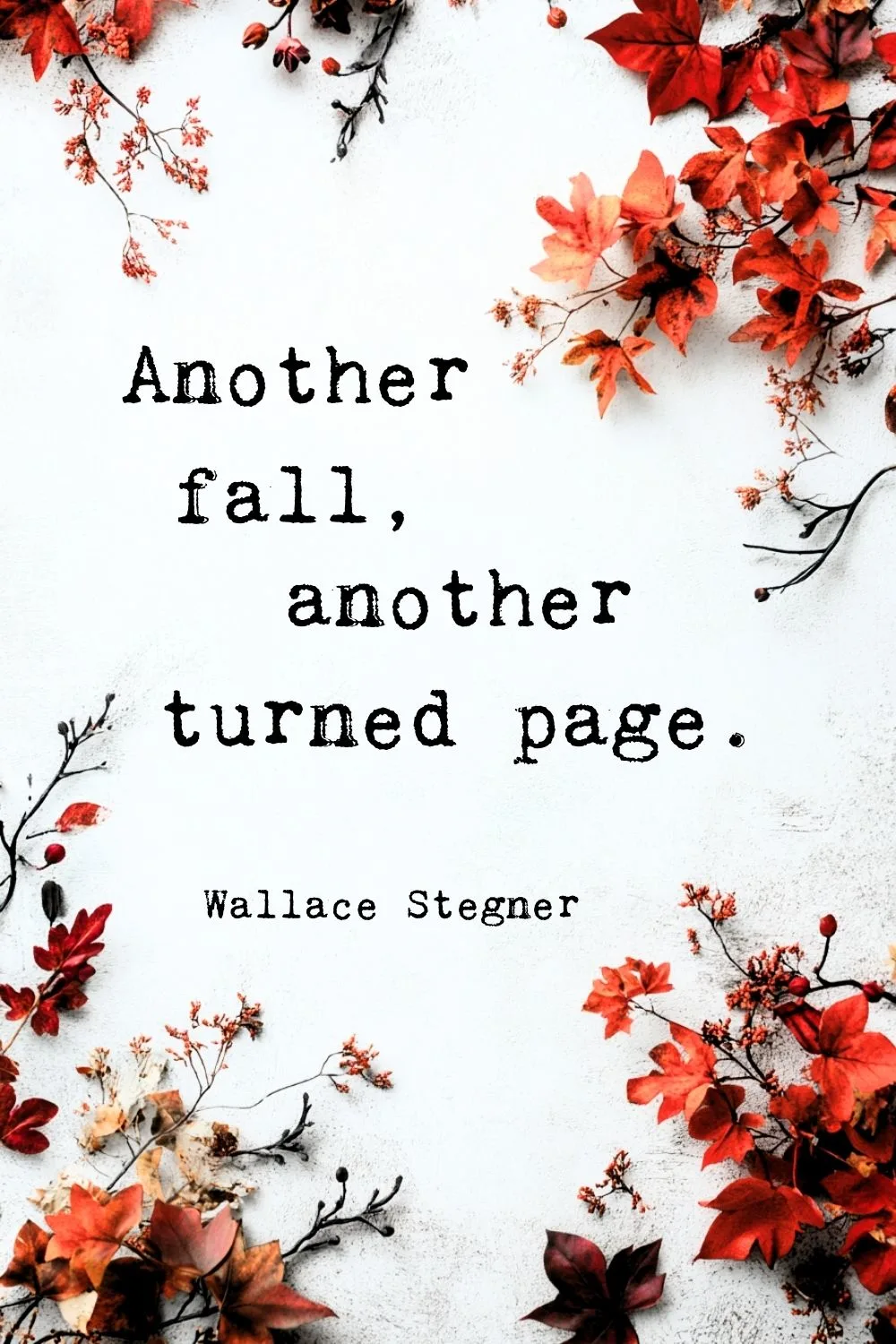 Fall Quotes Stegner