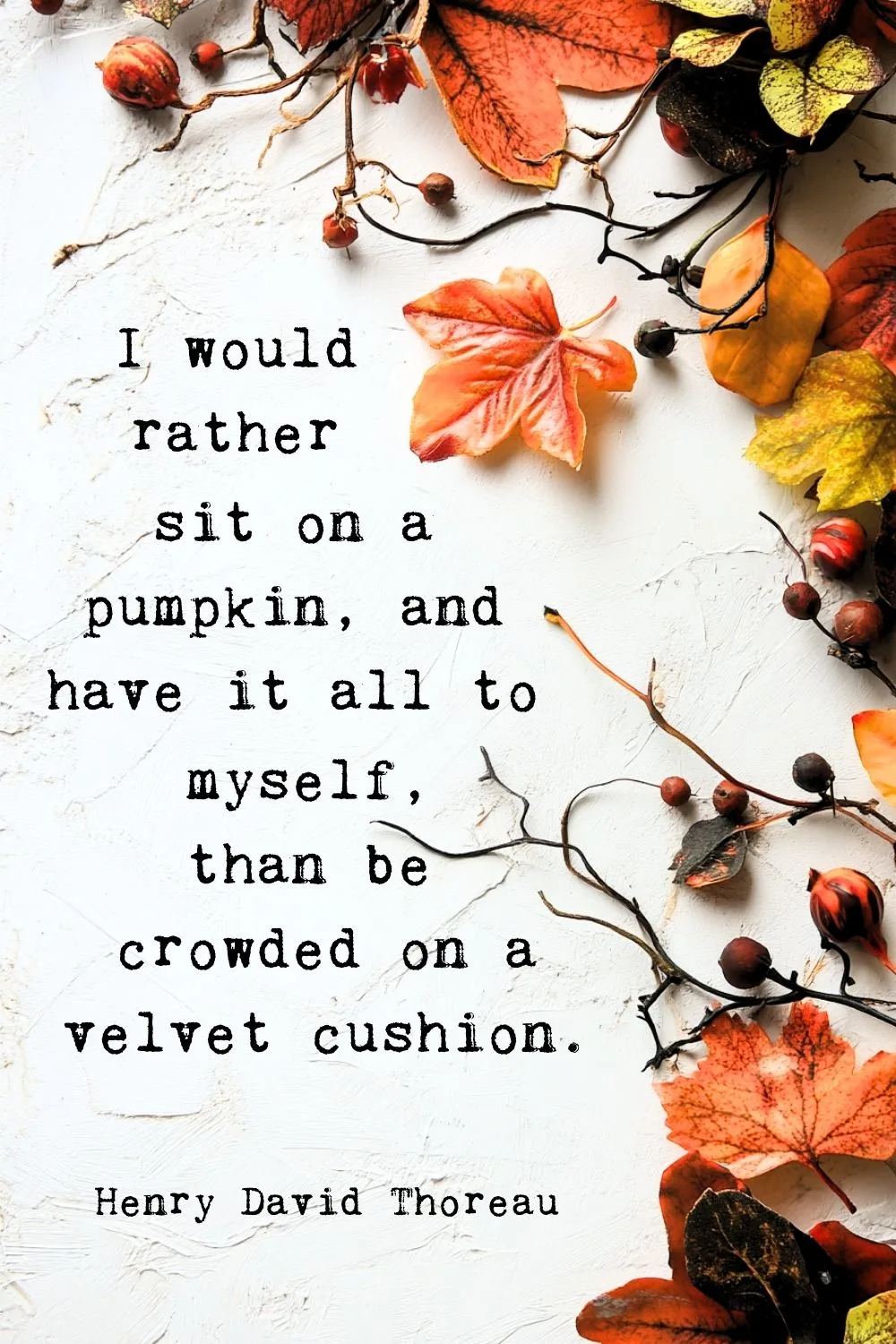 Fall Quotes Thoreau