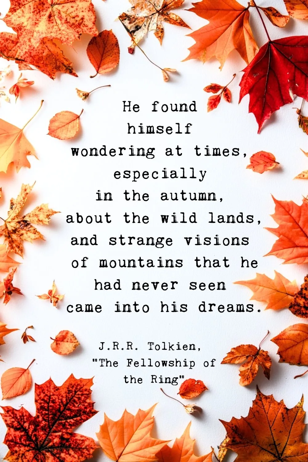 Fall Quotes Tolkien