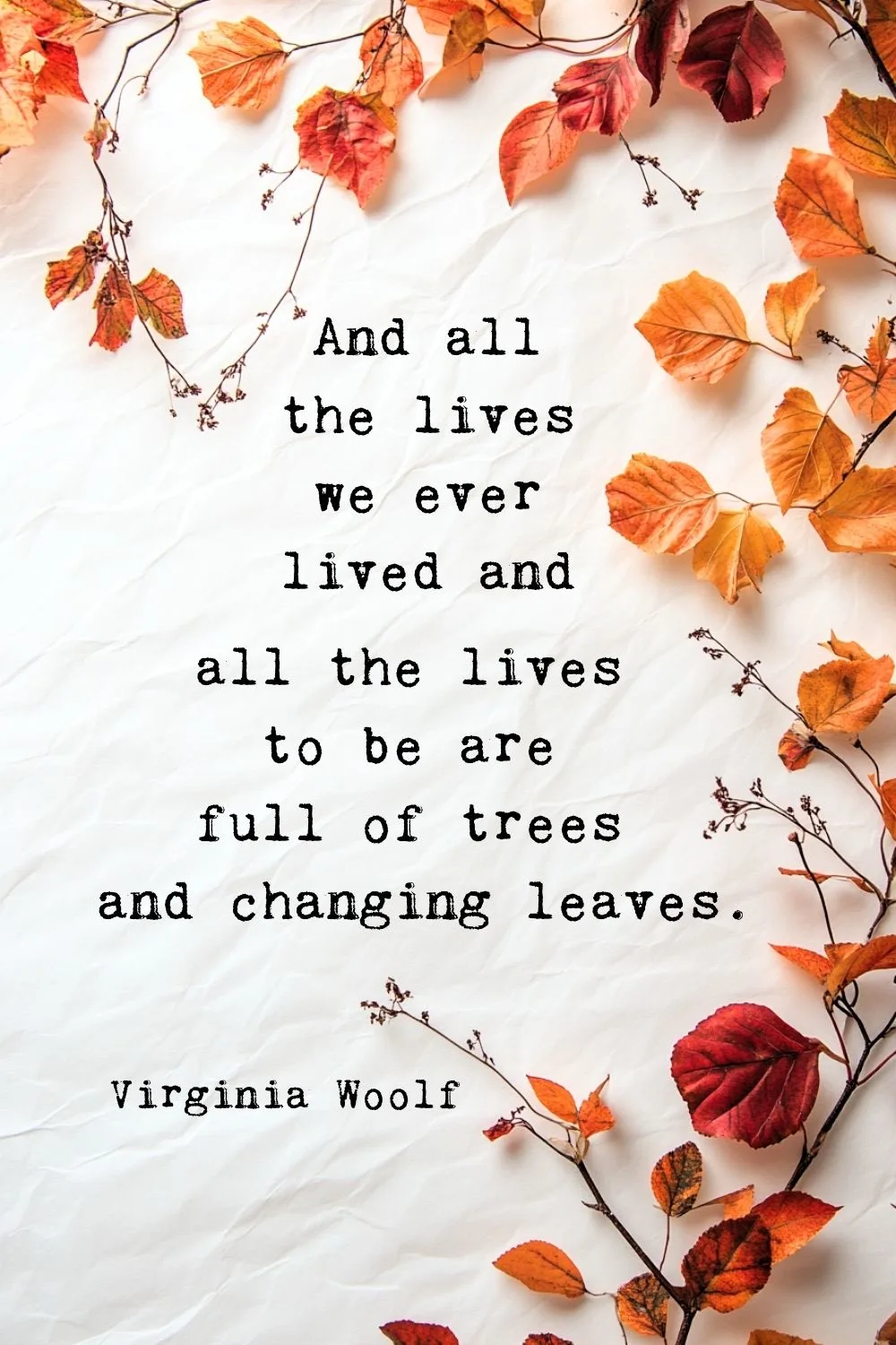 Fall Quotes Woolf