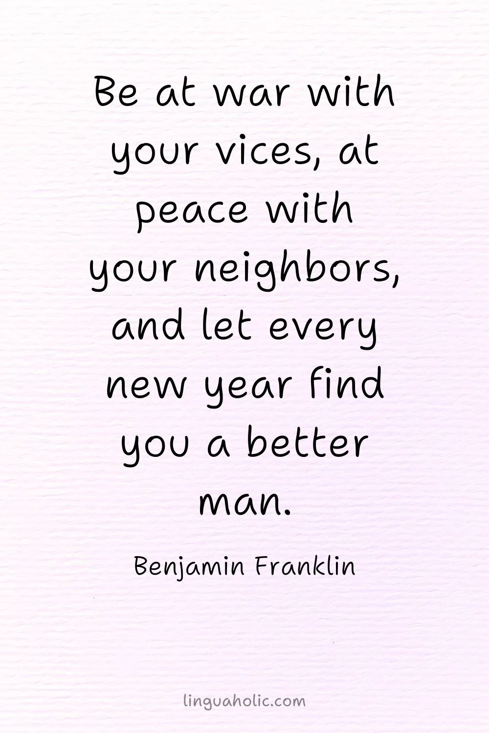 Happy New Year Quotes Franklin