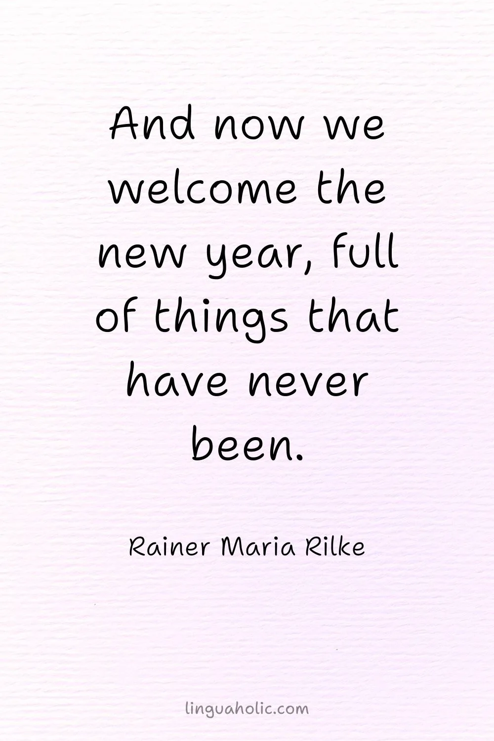 Happy New Year Quotes Rilke