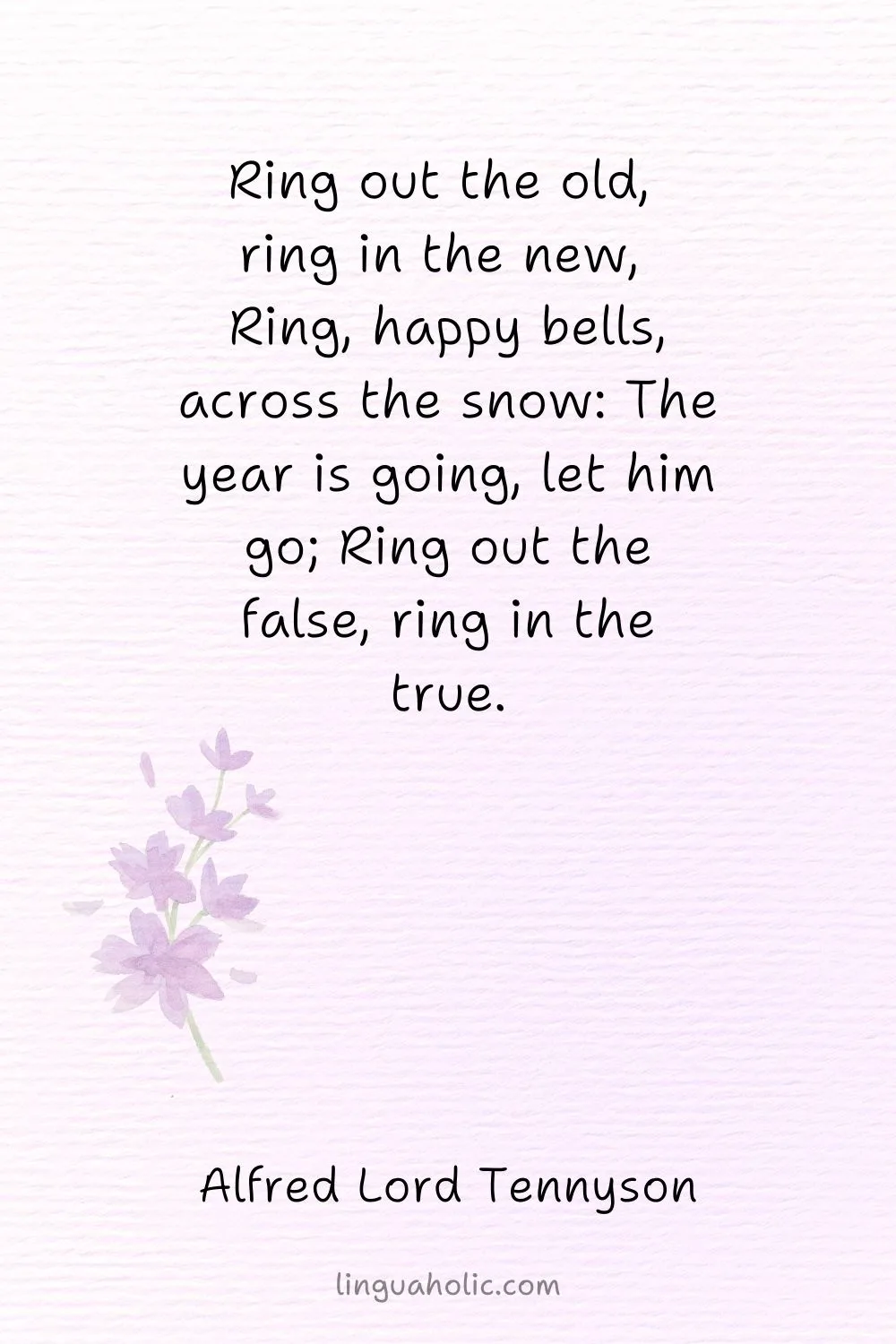 Happy New Year Quotes Tennyson