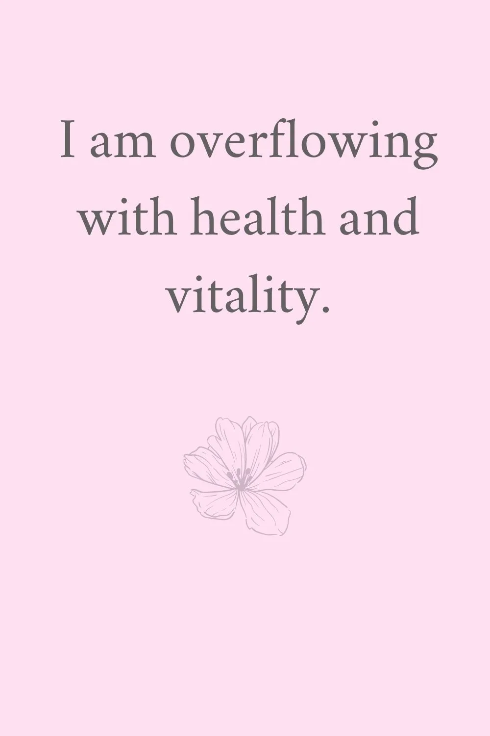 Health Affirmations 19