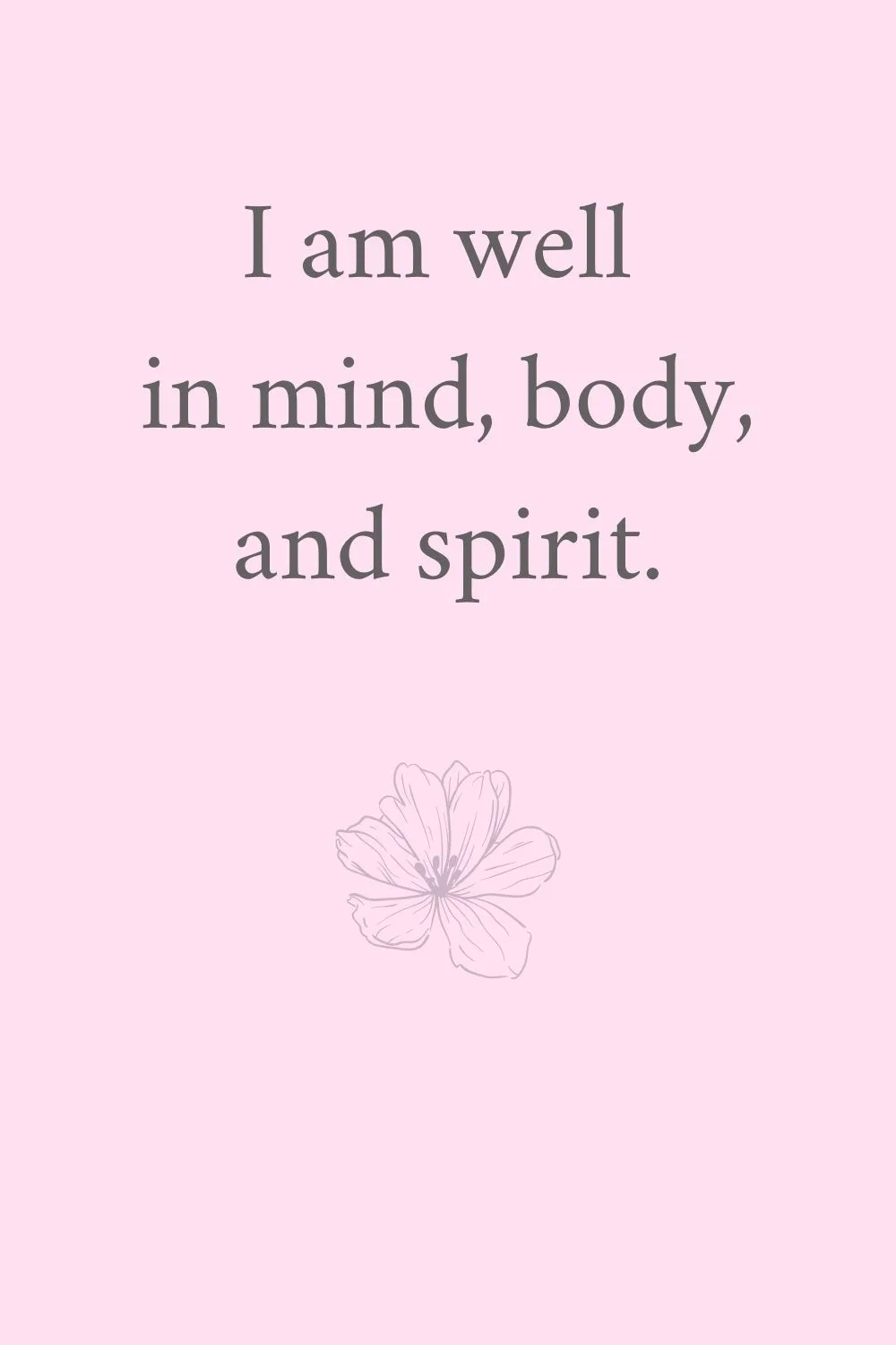 Health Affirmations 56