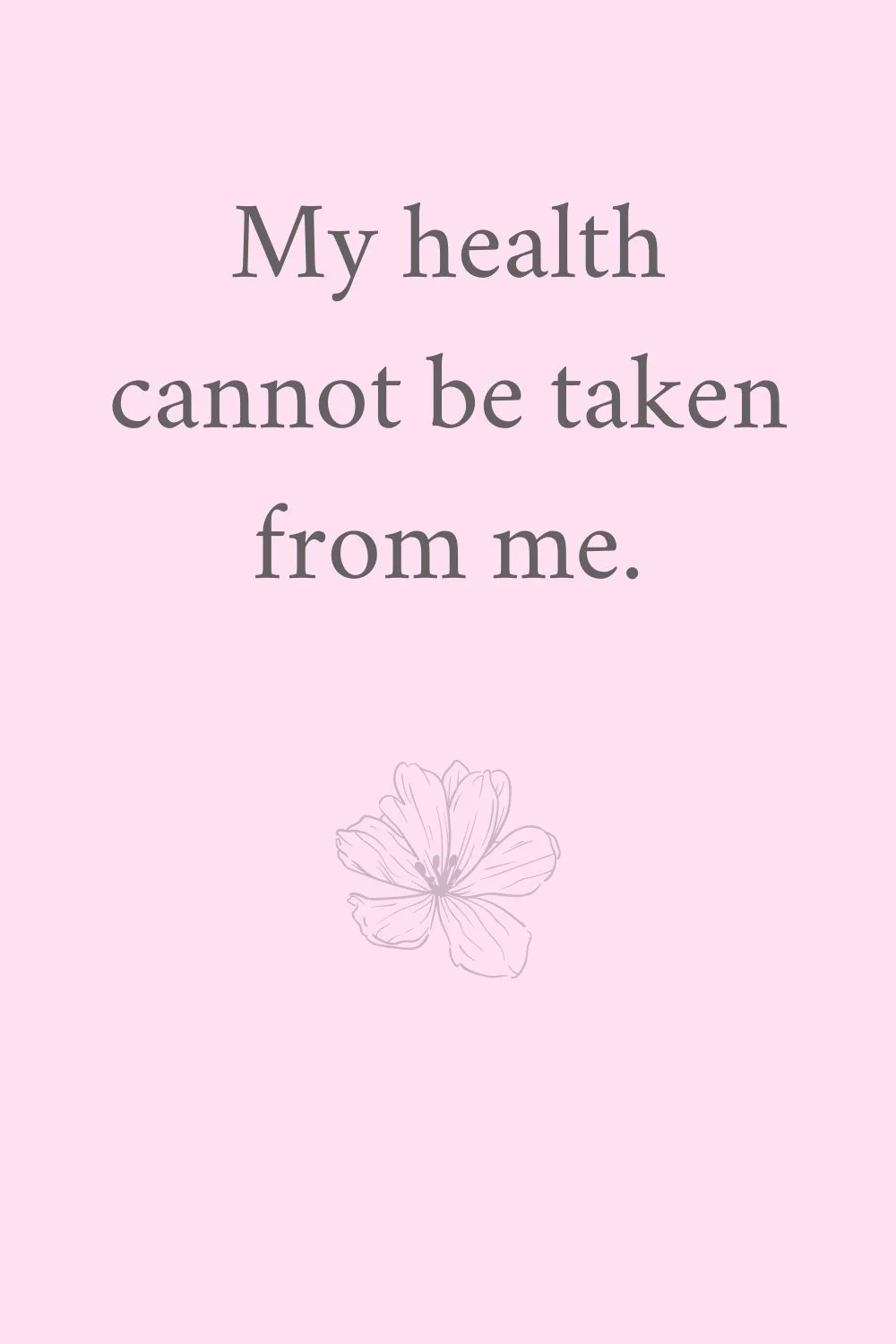 Health Affirmations 68