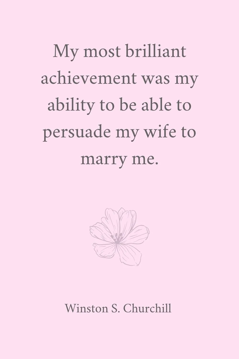 Marriage Quotes Churchill