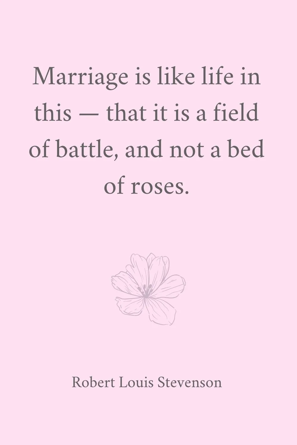 Marriage Quotes Stevenson