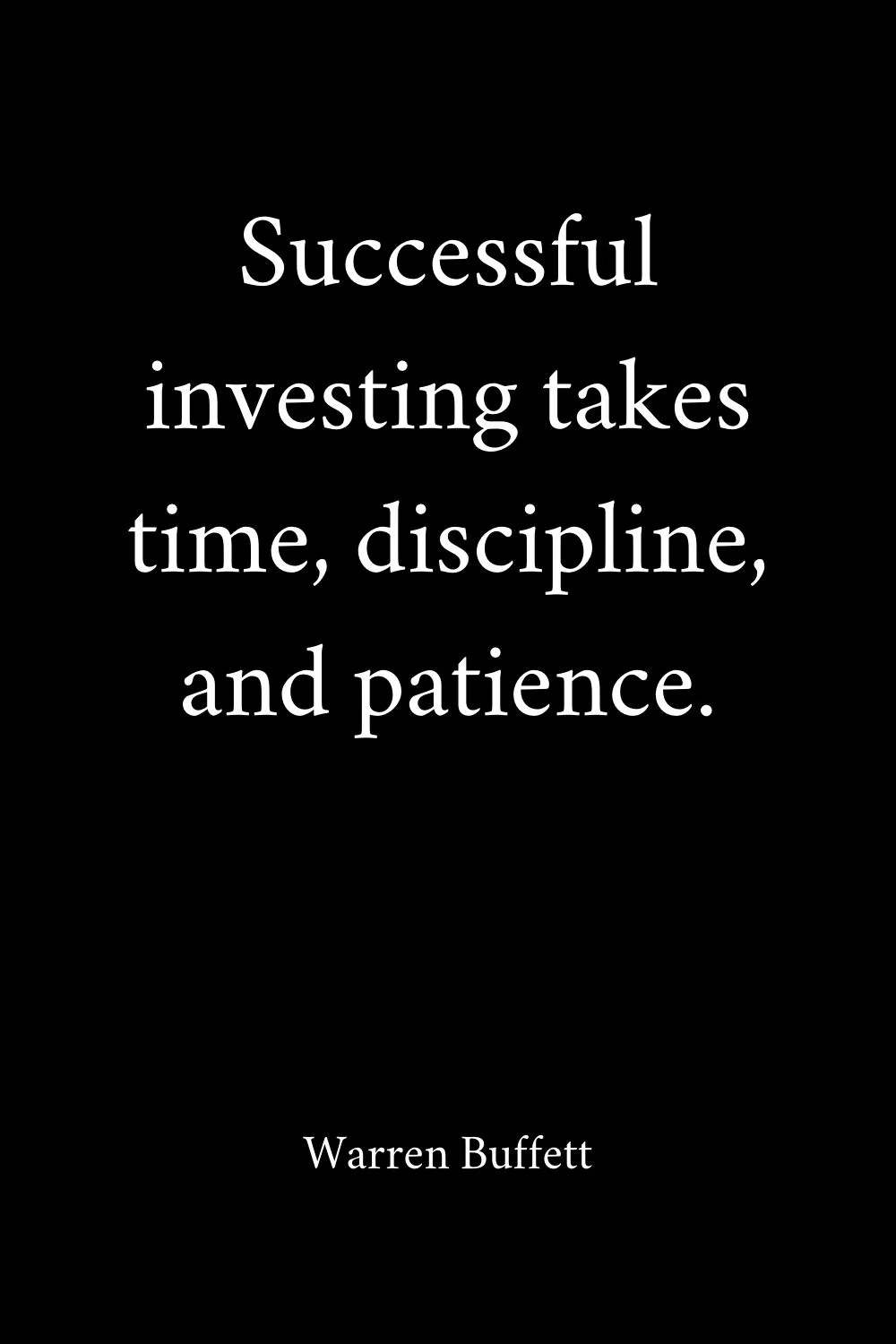 Motivational Quotes Discipline Buffett