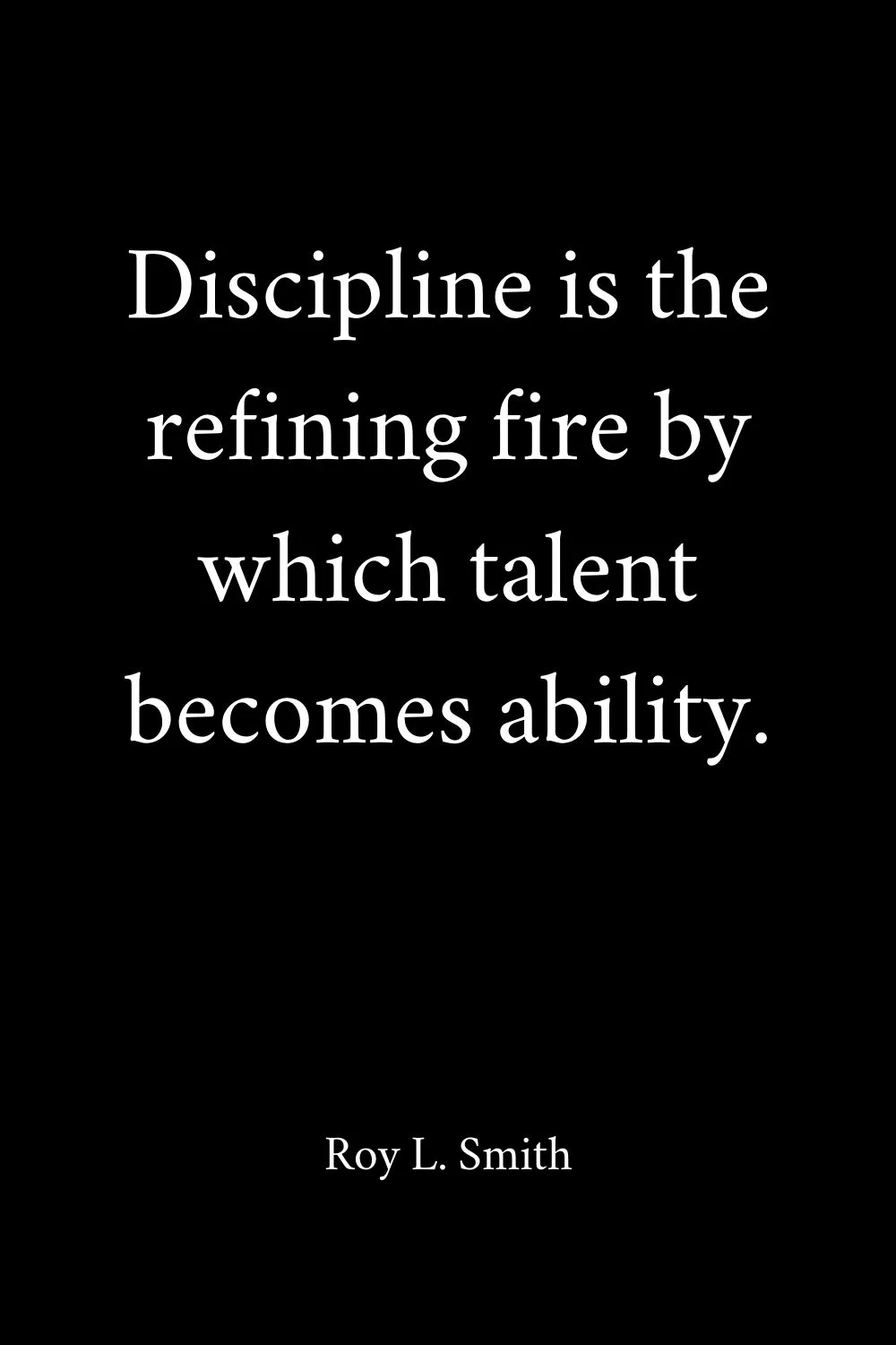 Motivational Quotes Discipline R. Smith